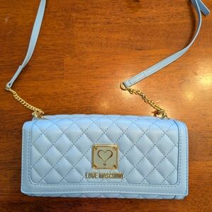 Love Moschino Quilted Wallet on Chain